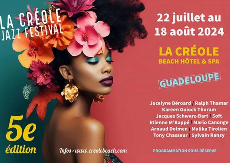 creole jazz festival | creole beach | festival créole beach | agenda guadeloupe | sortie guadeloupe
