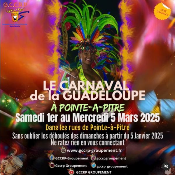 Carnaval Guadeloupe 2025 | dates carnaval guadeloupe 